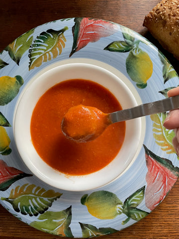 Roasted Tomatoes Soup with Meatballs  - 22oz