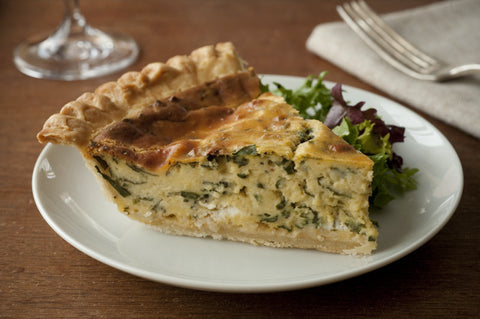 Spinach And Goat Cheese Quiche