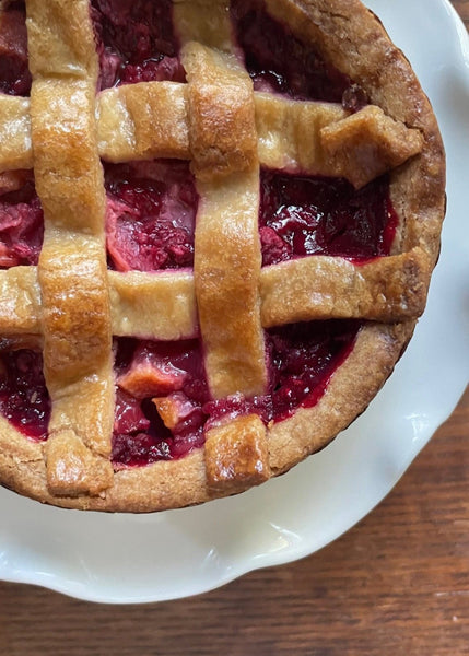 Peach/Raspberry Tart