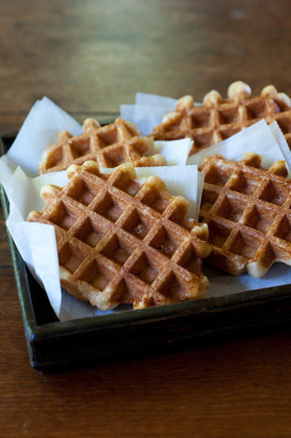 Belgian Liege Sugar Waffle - Yeast based  with crunchy pearl sugar - the best you will ever taste!